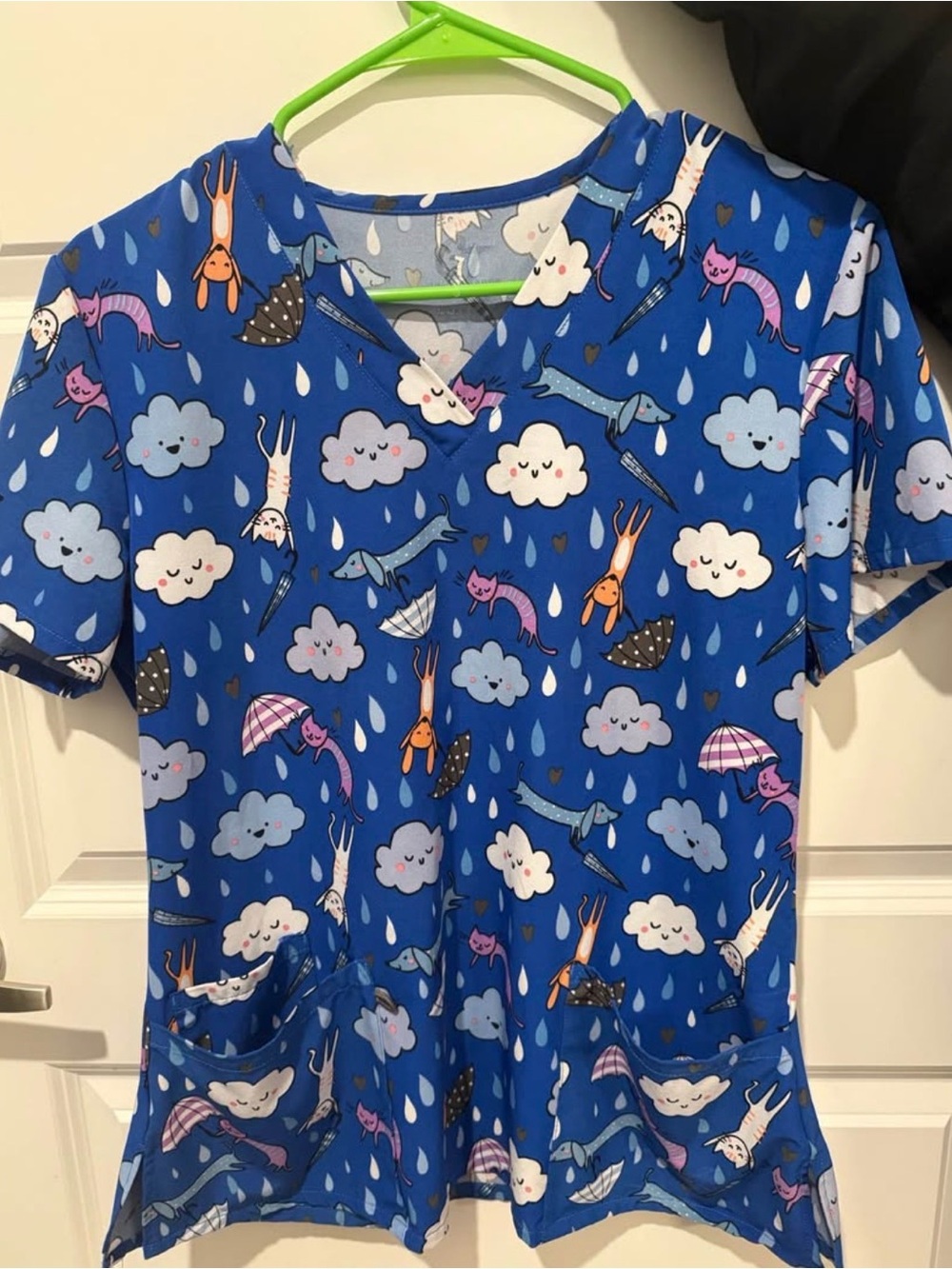 Print Scrub Top
